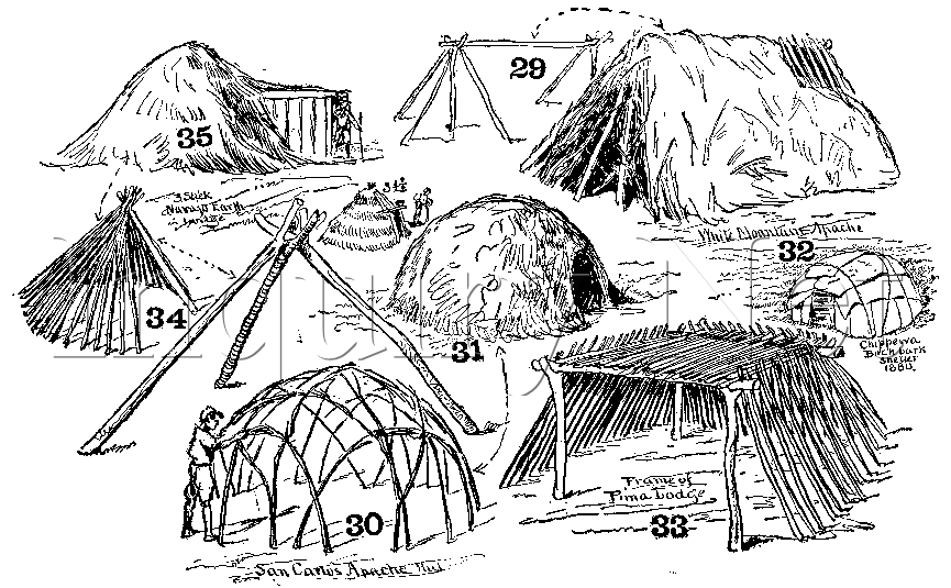 apache indians houses